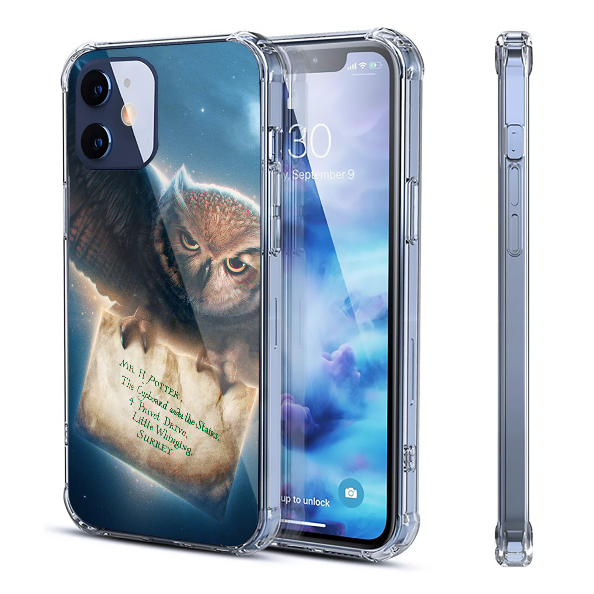 （画像用） Harry Potter ハリー・ポッターシリーズ 【iPhone 12シリーズ対応】透明スマホケース（クリアソフトケース）